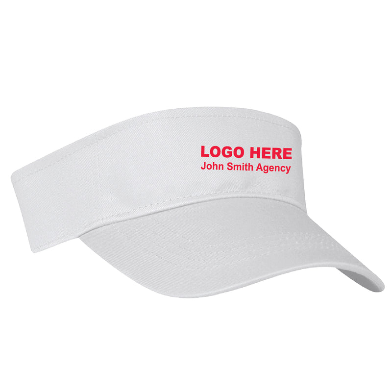 COTTON TWILL VISOR